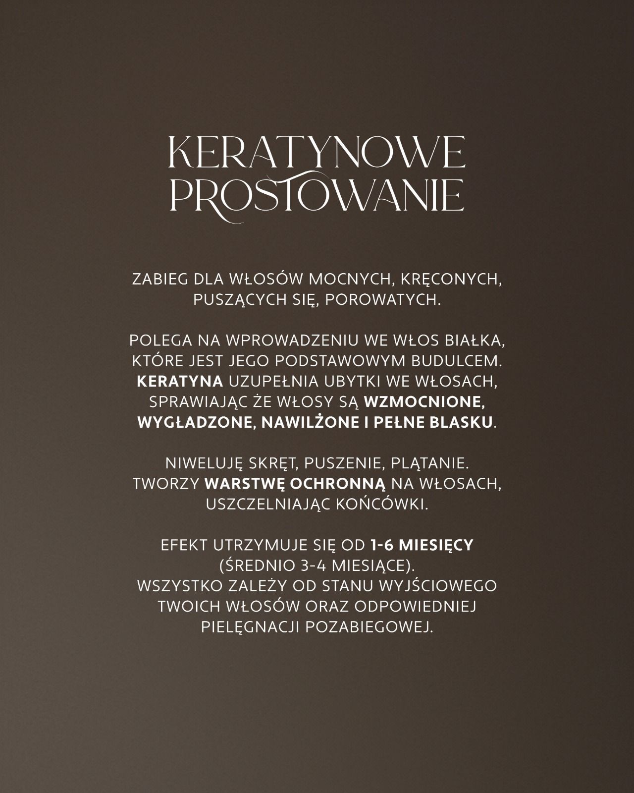 Keratynowe Prostowanie